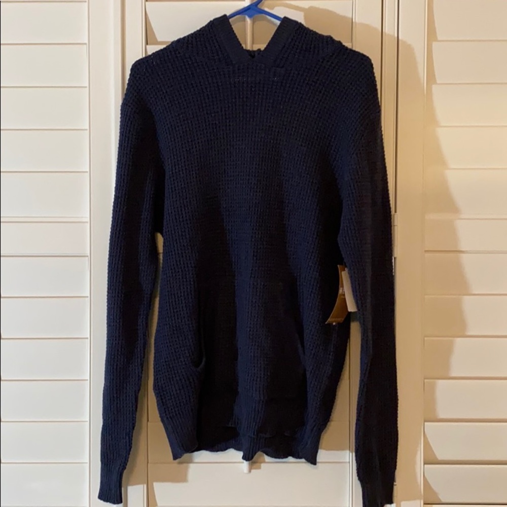 Hedge Knit Pullover Hoodie